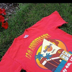 Vintage 90's 1996 Hard Rock Cafe Tokyo Shirt Tee - Adult Men's Size Medium